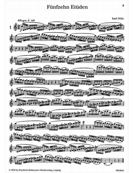 MILLE K.-Studios (15) for Oboe