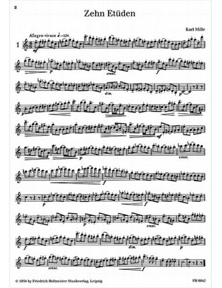 MILLE K.-Studios (10) per Oboe