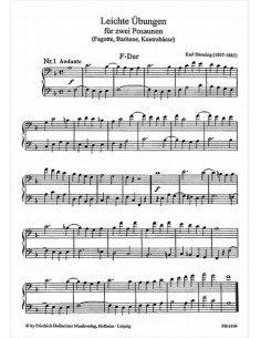 HENNING K.-Ejercicios Faciles para 2 Trombones 2