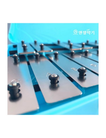 Carrillon Soprano Cromatico Infantil 25 Laminas Cromadas Angel AX25N2 (AG25N2) (Estuche Azul)