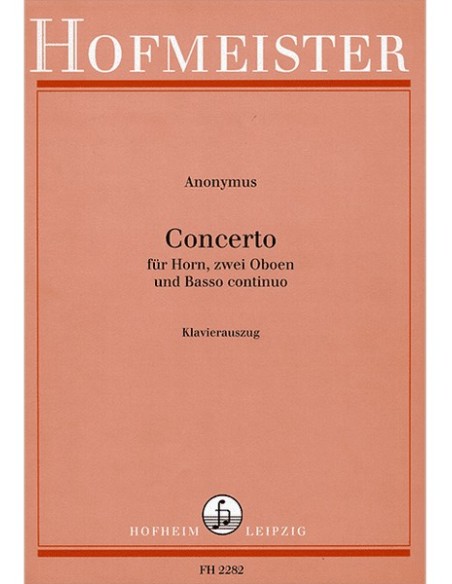 ANONIMO-Concerto per corno e pianoforte (Damm)