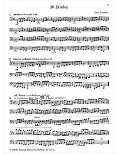 TEUCHERT E.-Estudios (26) para Tuba (Uetz) 2