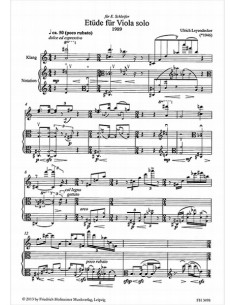 LEYENDECKER U.-Etude for Viola 2