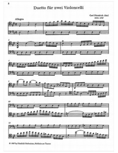 ABEL C.F.-Duet for 2 Cellos (Niggemann) 2