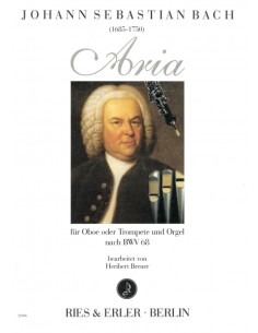 BACH J.S.-Aria per oboe (tromba) e organo