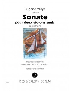 YSAYE E.-Op.Sonata postuma per 2 violini