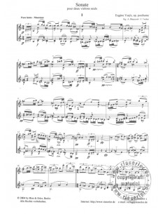 YSAYE E.-Op.Sonata postuma per 2 violini 2