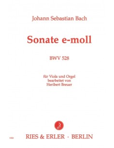 BACH J.S.-Sonata en Mi menor (BWV:528) para Viola y Organo (Breuer)
