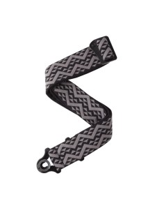 Correa Guitarra Electrica D'Addario 50BAL03 Auto Lock Geometric Acolchada Negra