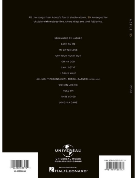 ADELE-30 for Ukulele