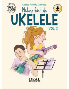 PIÑEIRO C.-Easy Ukulele Method Vol.2 for Ukulele (Audio Online)