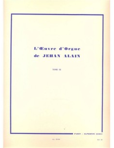 ALAIN J.-Obras Vol.3 para Organo