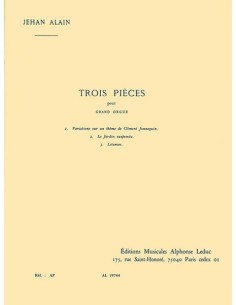 ALAIN J.-Pieces (3) para Organo
