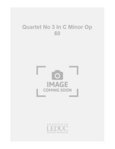 BRAHMS J.-Cuarteto nº 3 Op.60 en Do menor para Violin, Viola, Violoncello y Piano (Partitura y Partes)