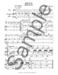 DUFEUTRELLE S.-Reflets pour flûte et vibraphone (piano) 2
