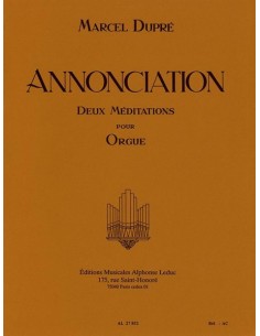 DUPRE M.-Annonciation Op.56 for Organ