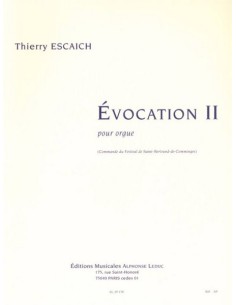 ESCAICH T.-Evocation II pour orgue