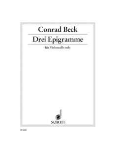 BECK C.-Epigramme (3) für Violoncello