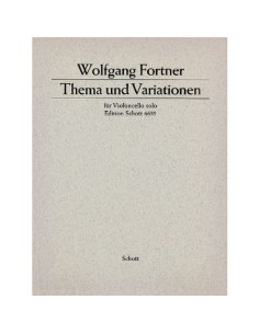 FORTNER W.-Theme and Variations (1975) for Cello