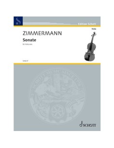 ZIMMERMANN B.A.-Sonata (1955) for Viola