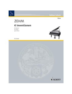 ZEHM F.-Inventions (6) para Piano