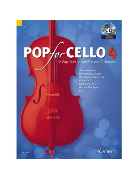 VARIOS-Pop per violoncello Vol.4 (Inc.CD)