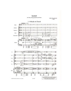 THEODORAKIS M.-Sexteto para Flauta, Cuarteto de Cuerdas y Piano (Partitura/Partes) 2