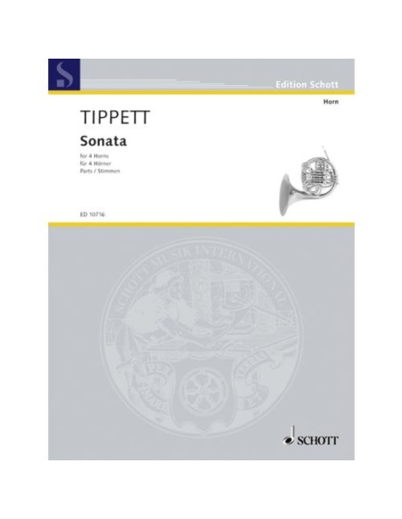 TIPPETT M.-Sonata per 4 corni