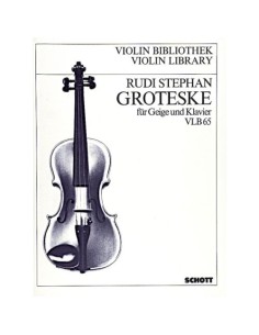 STEPHAN R.-Groteske per violino e pianoforte (marca)