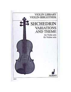 SCHEDRIN R.-Variazioni e Tema per Violino