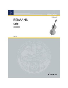 REIMANN A.-Solo (1981) pour violoncelle