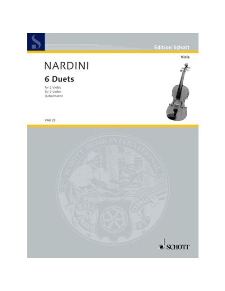 NARDINI P.-Duos (6) per 2 viole (Lebermann)