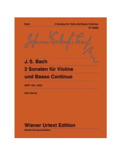 BACH J.S.-Sonatas (2) en Sol Mayor (BWV:1021), Mi menor (BWV:1023) para Violin y BC (Urtext)(Kehr/St