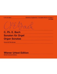 BACH C.P.E.-Obras Completas Vol.1 para Organo (Urtext) (Hauschild/Weinberger)