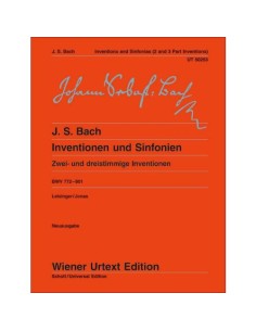 BACH J.S.-Invenciones y Sinfonias a 2 y 3 voces para Piano (Urtext) (Leisinger/Jonas)