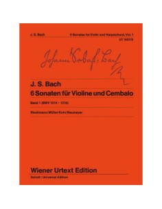 BACH J.S.-Sonatas Vol.1: nº 1 a 3 para Violin y Piano (Urtext) (Stockman)