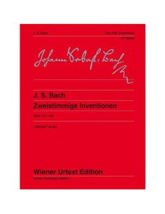 BACH J.S.-Invenciones a 2 voces para Piano (Urtext) (Jonas/Leisinger)