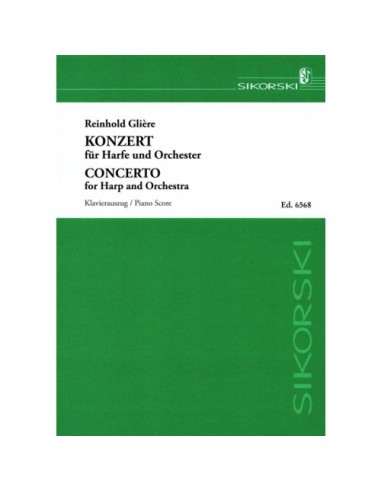 GLIERE R.-Concierto Op.74 para Arpa