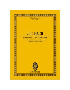 BACH J.C.-Sinfonia Concertante en Fa Mayor para Oboe, Violoncello y Orquesta (PB)