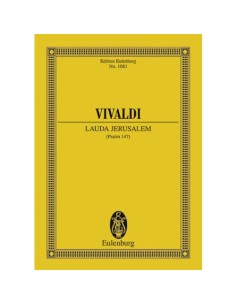 VIVALDI A.-Lauda Jerusalem para Coro y Orquesta (PB)