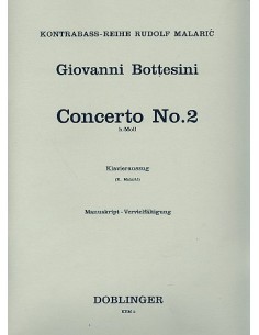 BOTTESINI P.-Concierto nº 2 en Si menor para Contrabajo y Piano (Malaric)