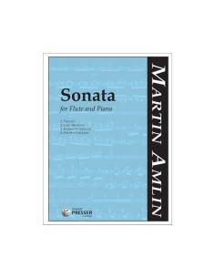 AMLIN M.-Sonata n. 1 per flauto e pianoforte