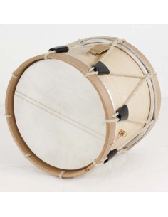 Tamboril Gallego Cover 25x20 cm. Parche Piel, Cuerda Cañamo, Tensores Piel (ref.04401) Peso: 1,45Kg. 2