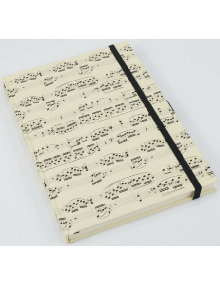 Libreta Notas Partituras Agifty N-1027 Crema