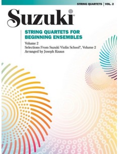SUZUKI S.-String Quartets for Beginning Ensembles Vol.2 (Kraus)