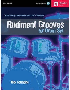 CONSIDINE Rick-Rudiment Grooves For Drum Set para Bateria (Audio Online)