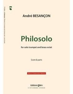BESANCON A.-Philosolo para Trompeta y Octeto de Viento Metal (Partitura y Partes)