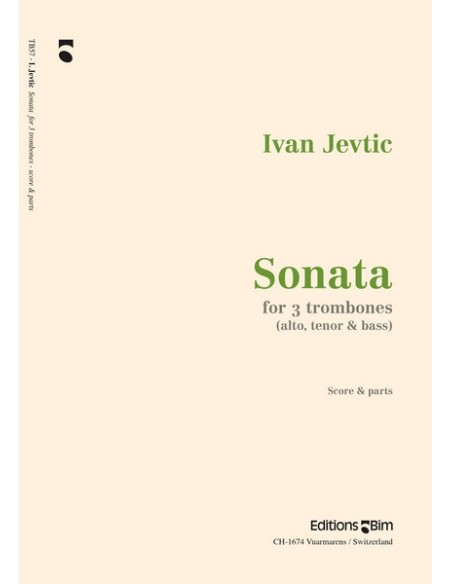 JEVTIC I.-Sonata para 3 Trombones