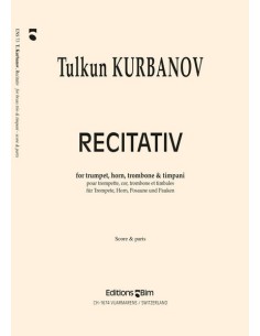 KURBANOV T.-Recitativ para Trompeta, Trompa y Trombon