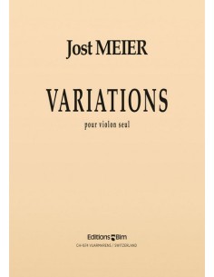 MEIER J.-Variations pour violon